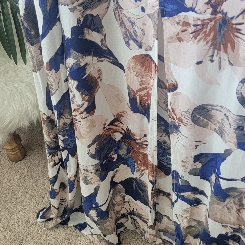 Lulus Fall Floral Maxi Dress - Size Medium - Picture 6 of 6